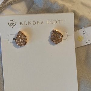 Kendra Scott Rose Gold Druzy Studs